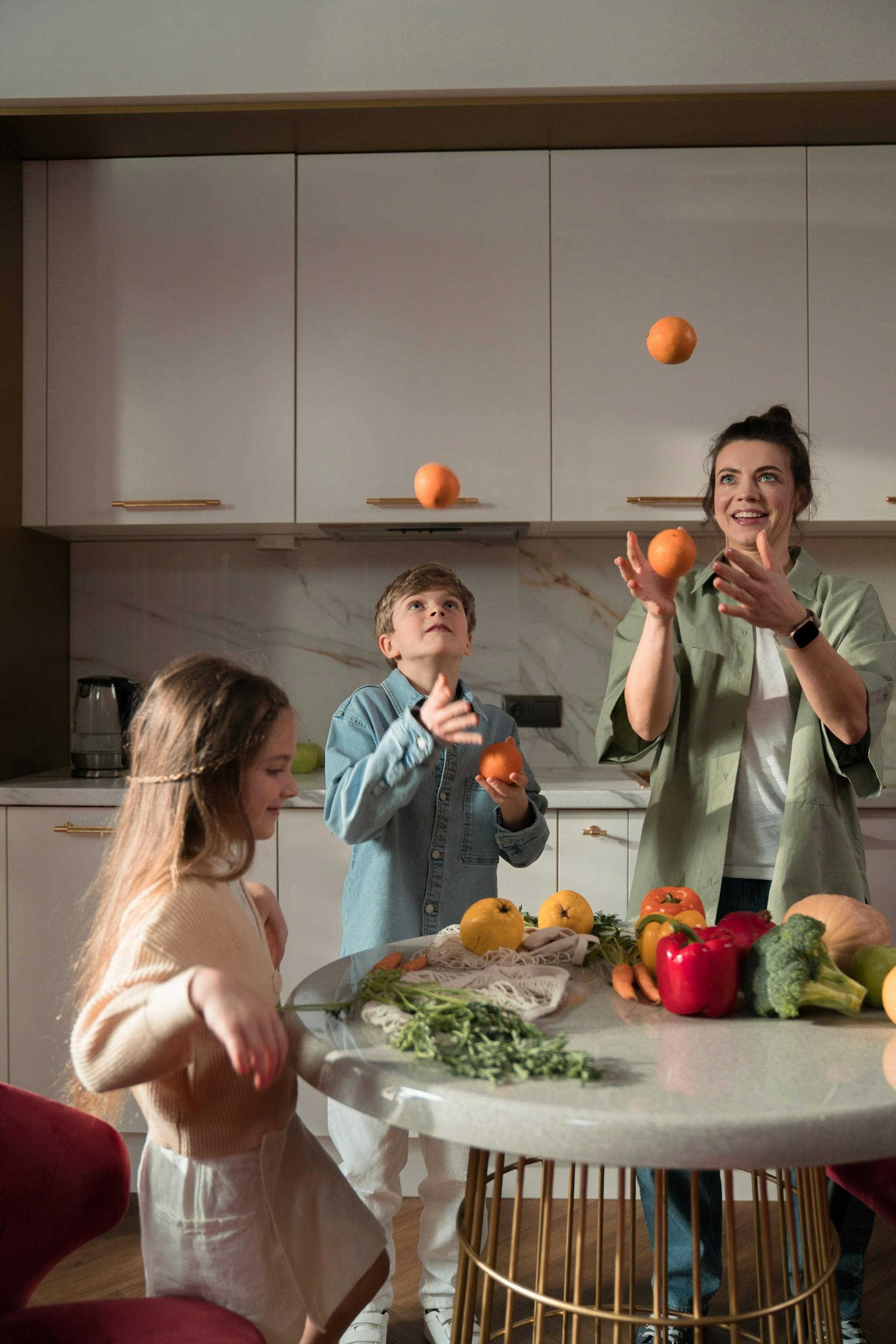 Image of people having fun in the kitchen